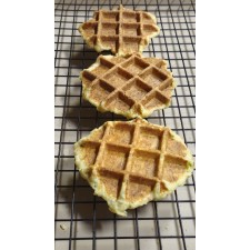 고기 듬뿍 와플 도넛