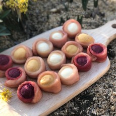 닭가슴살 치즈말이 _ 댕댕농부 강아지 수제 간식 치즈 닭가슴살 말이_ 베이직, 호박, 비트