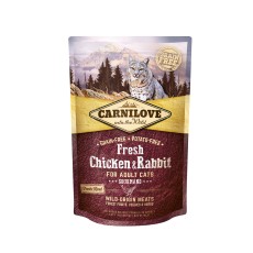 캣 사료 카니러브 캣 생육 닭고기와 토끼 샘플50g